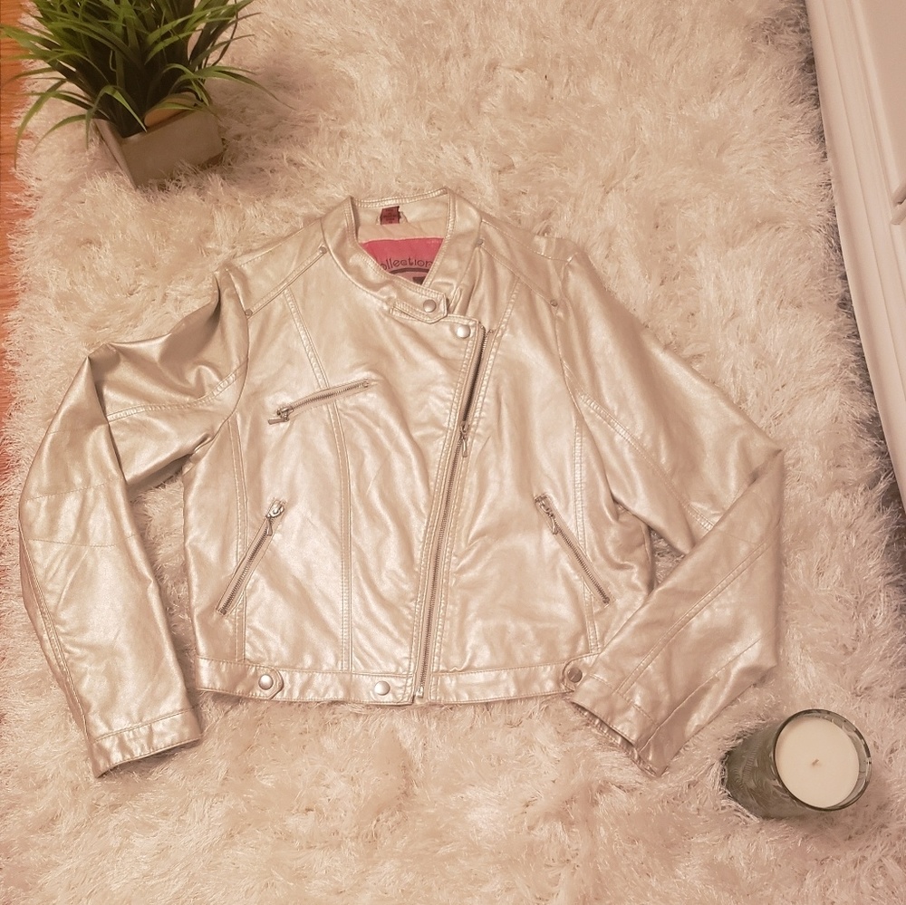 Faux Leather Jacket